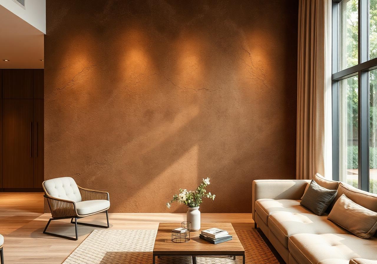 Parede decorativa moderna